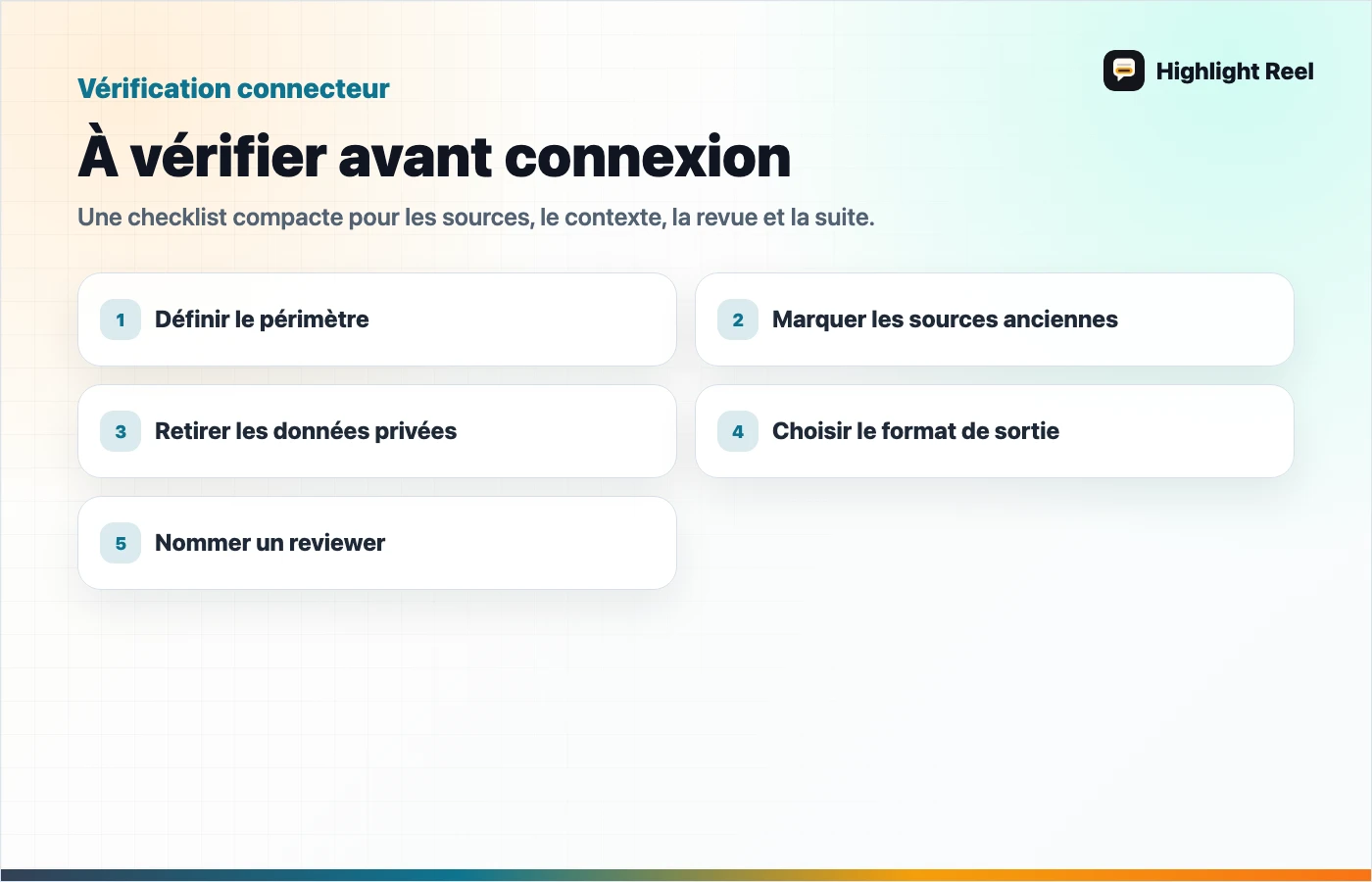 Checklist pour sauvegarder et partager un travail IA: À vérifier avant connexion