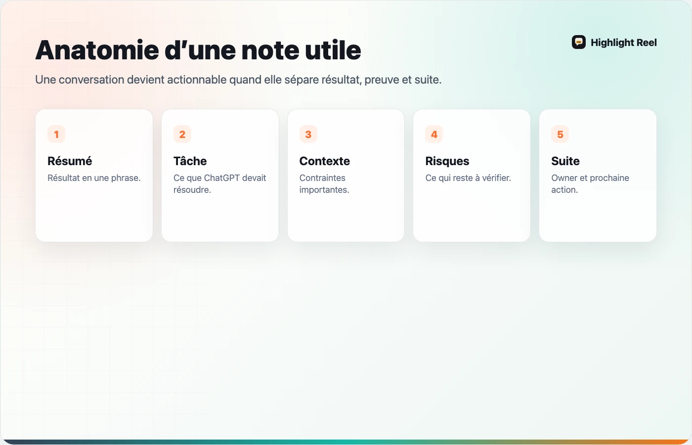 Anatomie française d’une note de passage de relais issue d’une conversation ChatGPT